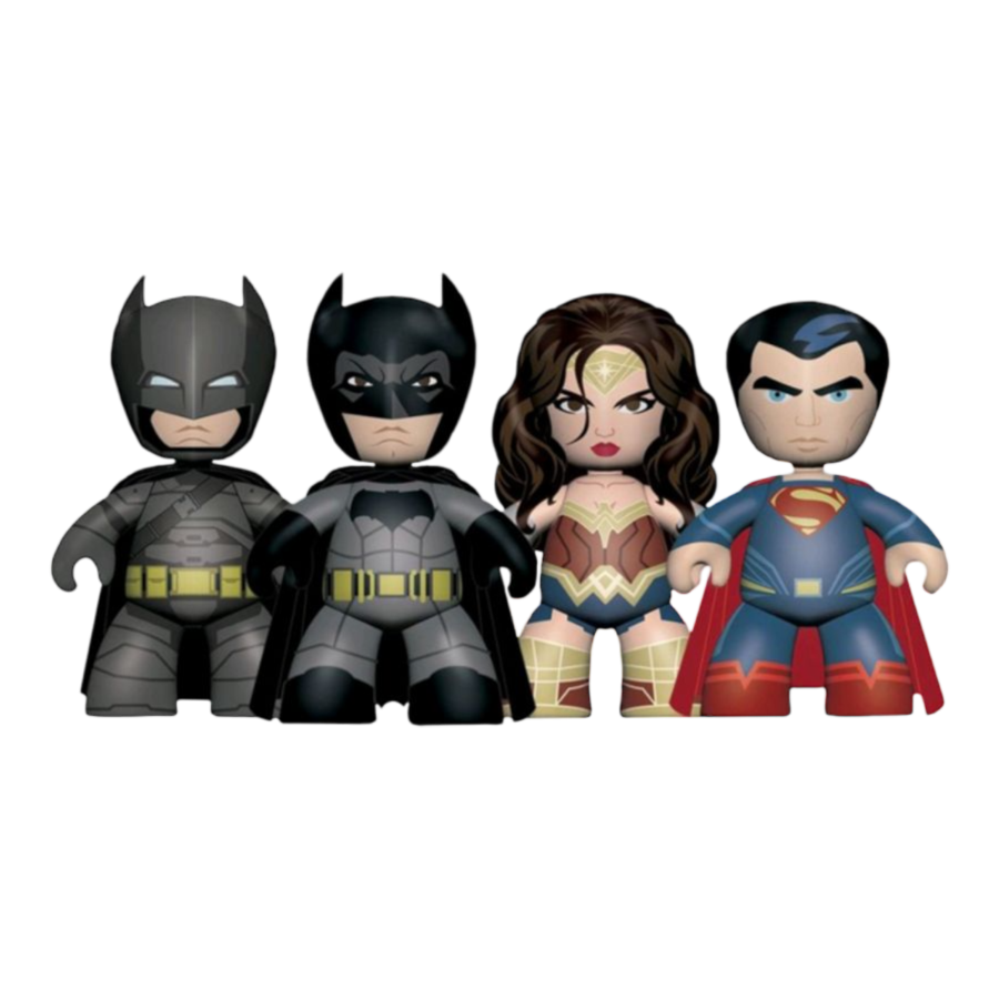 Batman v Superman: Dawn of Justice - Mez-itz 4-pack