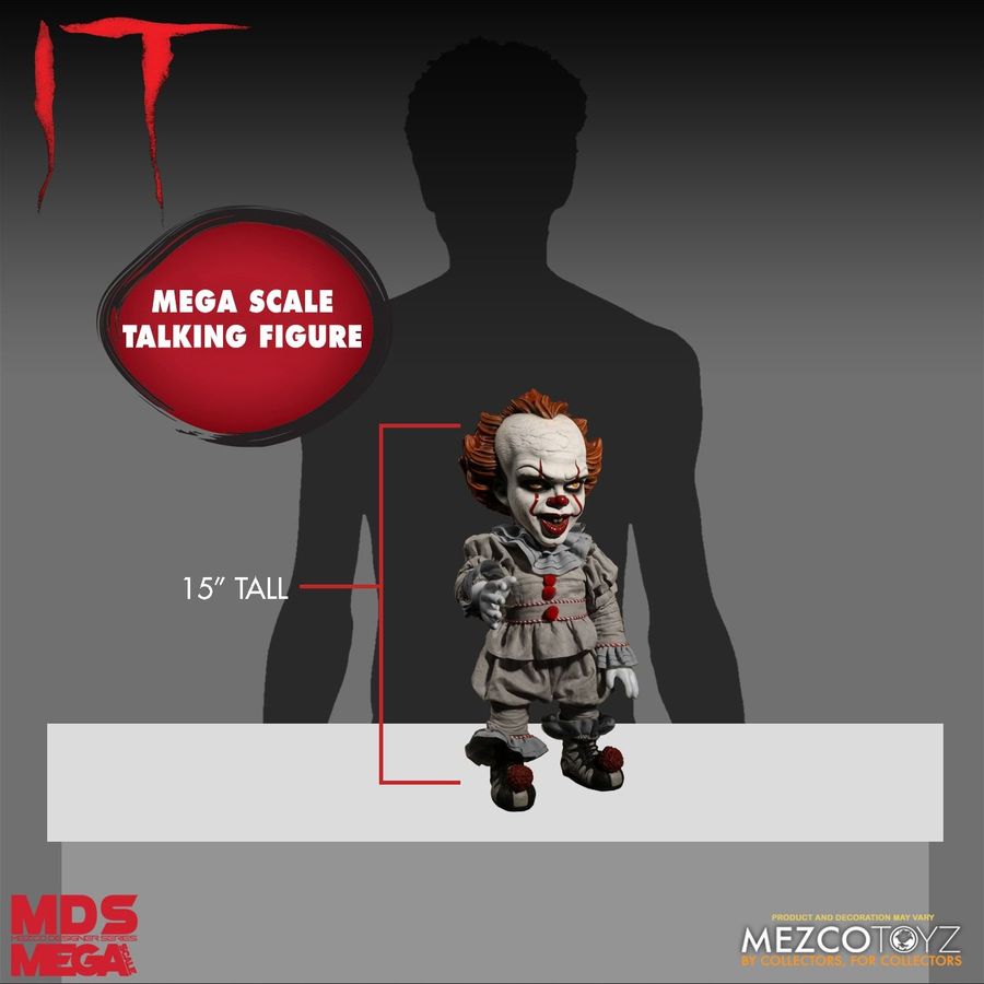 It (2017) - Pennywise 15" Talking Figure - Ozzie Collectables