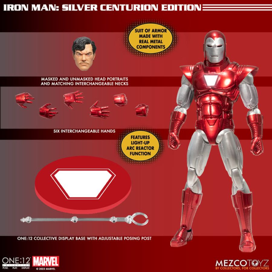 Iron Man - Silver Centurion One:12 Collective Figure