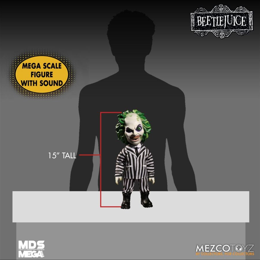 Beetlejuice - 15" Mega Scale Figure - Ozzie Collectables