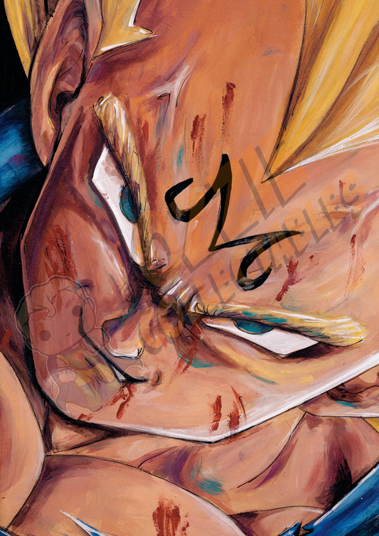 Dragon Ball Z - Majin Vegeta - Killustrate Art Print Poster