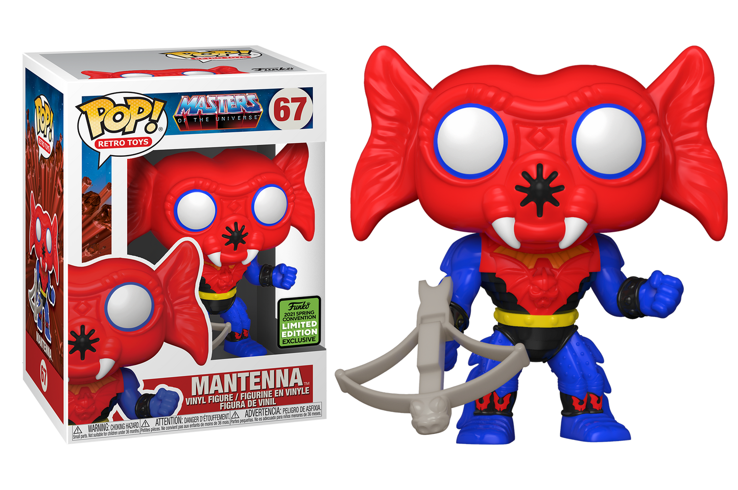 Masters of the Universe - Mantenna ECCC 2021 Spring Convention Exclusive Pop! Vinyl