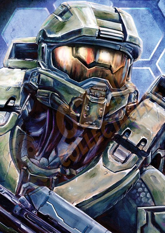 Halo - Master Chief - Killustrate Art Print Poster