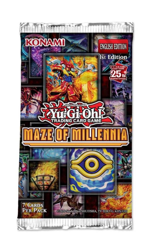 YU-GI-OH! TCG Maze of Millennia - 7 x Card Booster