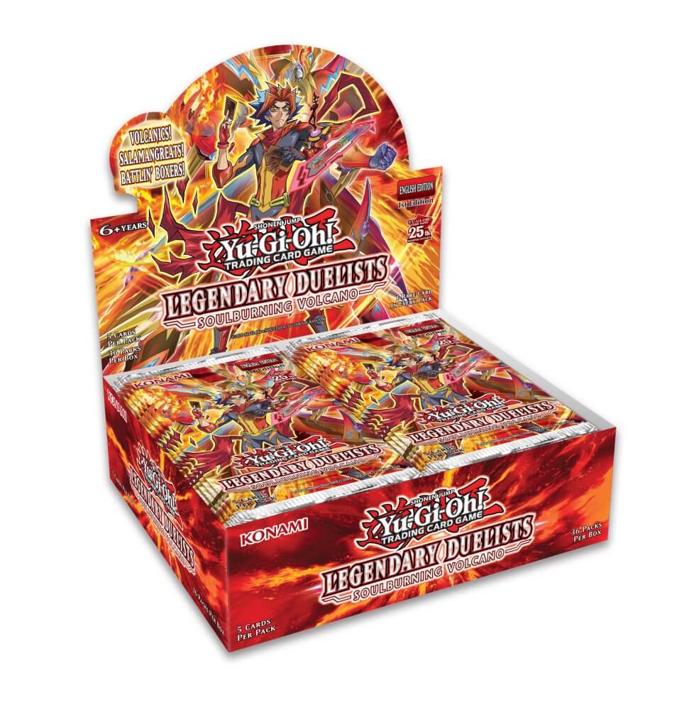 YU-GI-OH! TCG Legendary Duelist- Soulburning Volcano - 5 x Card Booster