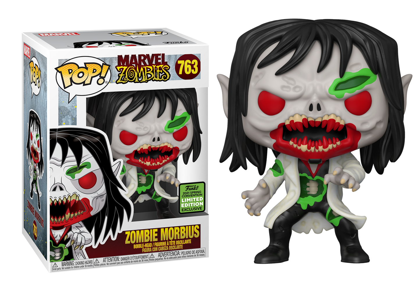 Marvel Zombies - Morbius ECCC 2021 Spring Convention Exclusive Pop! Vinyl #763