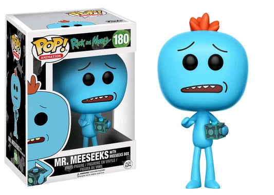 Rick and Morty - Mr. Meeseeks with Meeseeks Box Pop! Vinyl #180