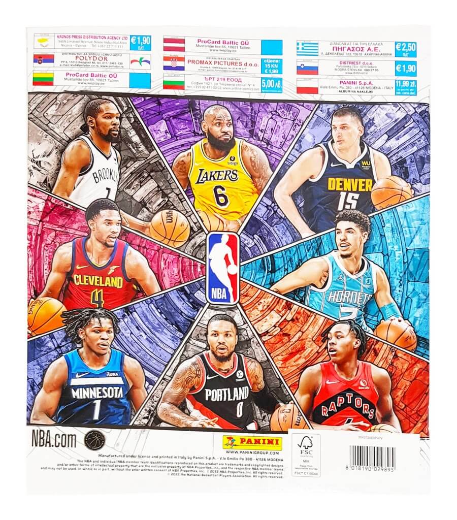 PANINI NBA 2022/2023 – Stickers and Card Collection- Albums