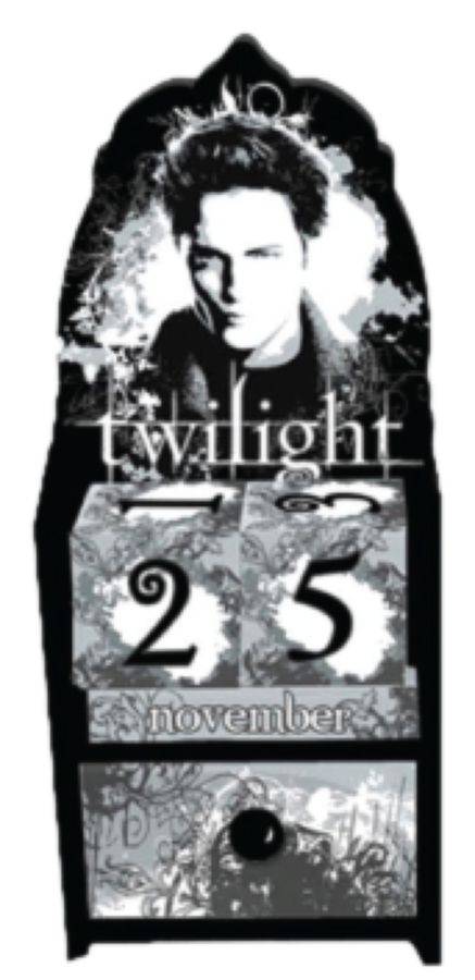 Twilight - Calendar Wooden Edward Cullen