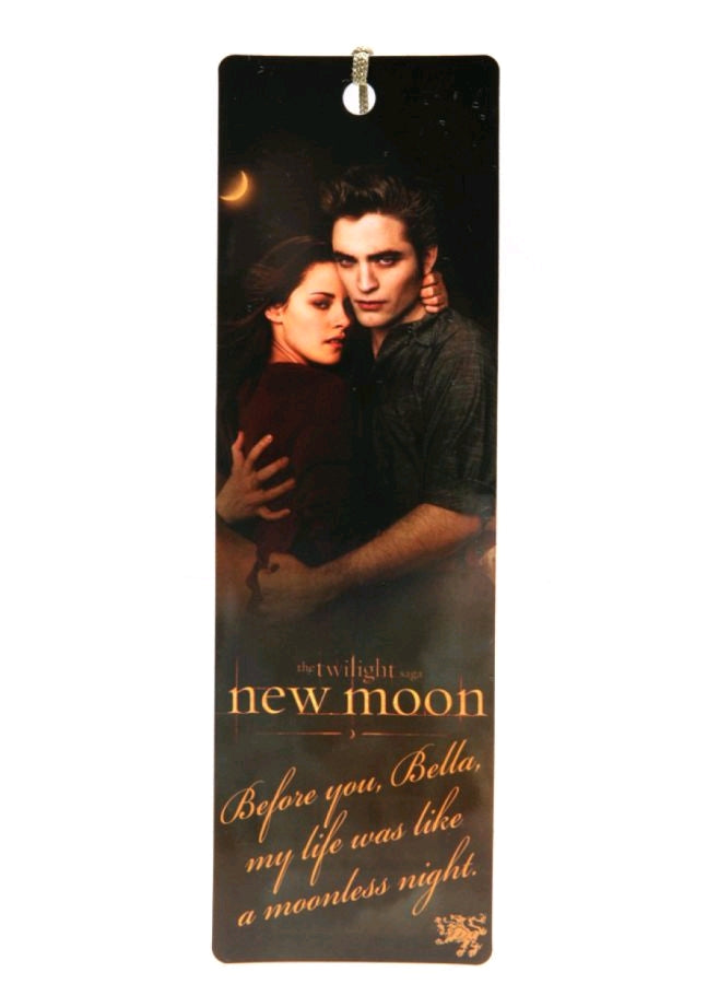 The Twilight Saga: New Moon - Bookmark Moonless Quote Edward & Bella