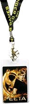 The Hunger Games - Lanyard Peeta with Pin - Ozzie Collectables