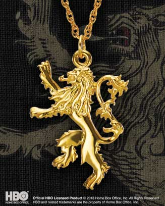 Game of Thrones - Lannister Golden Pendant - Ozzie Collectables