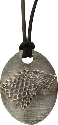 Game of Thrones - Stark Oval Pendant - Ozzie Collectables