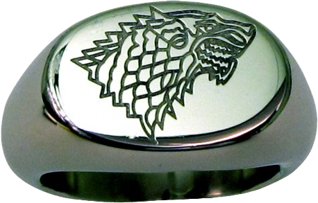 Game of Thrones - Stark Ring Size 7 - Ozzie Collectables