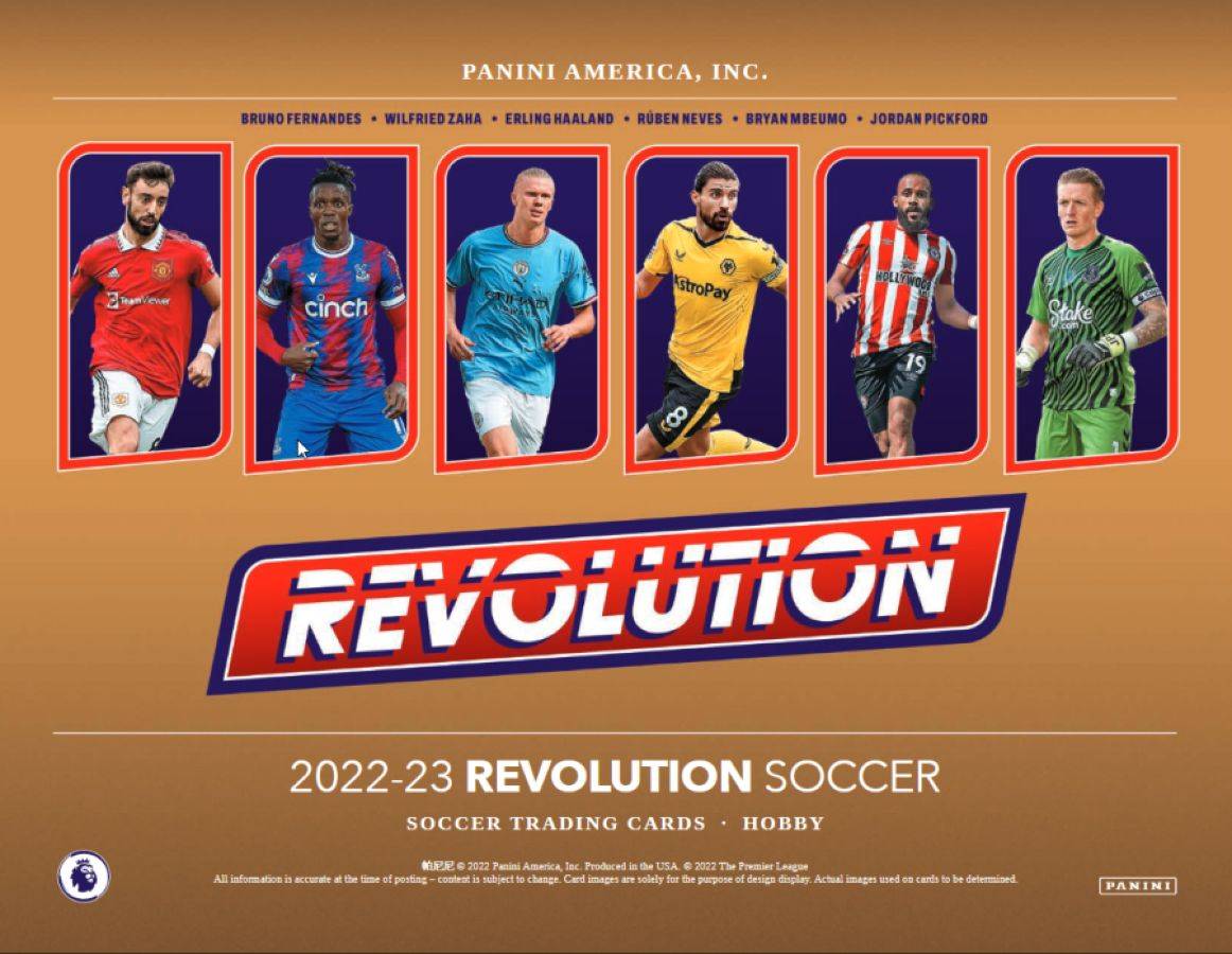Soccer - 2022/23 Revolution Soccer Trading Cards (Display of 8)