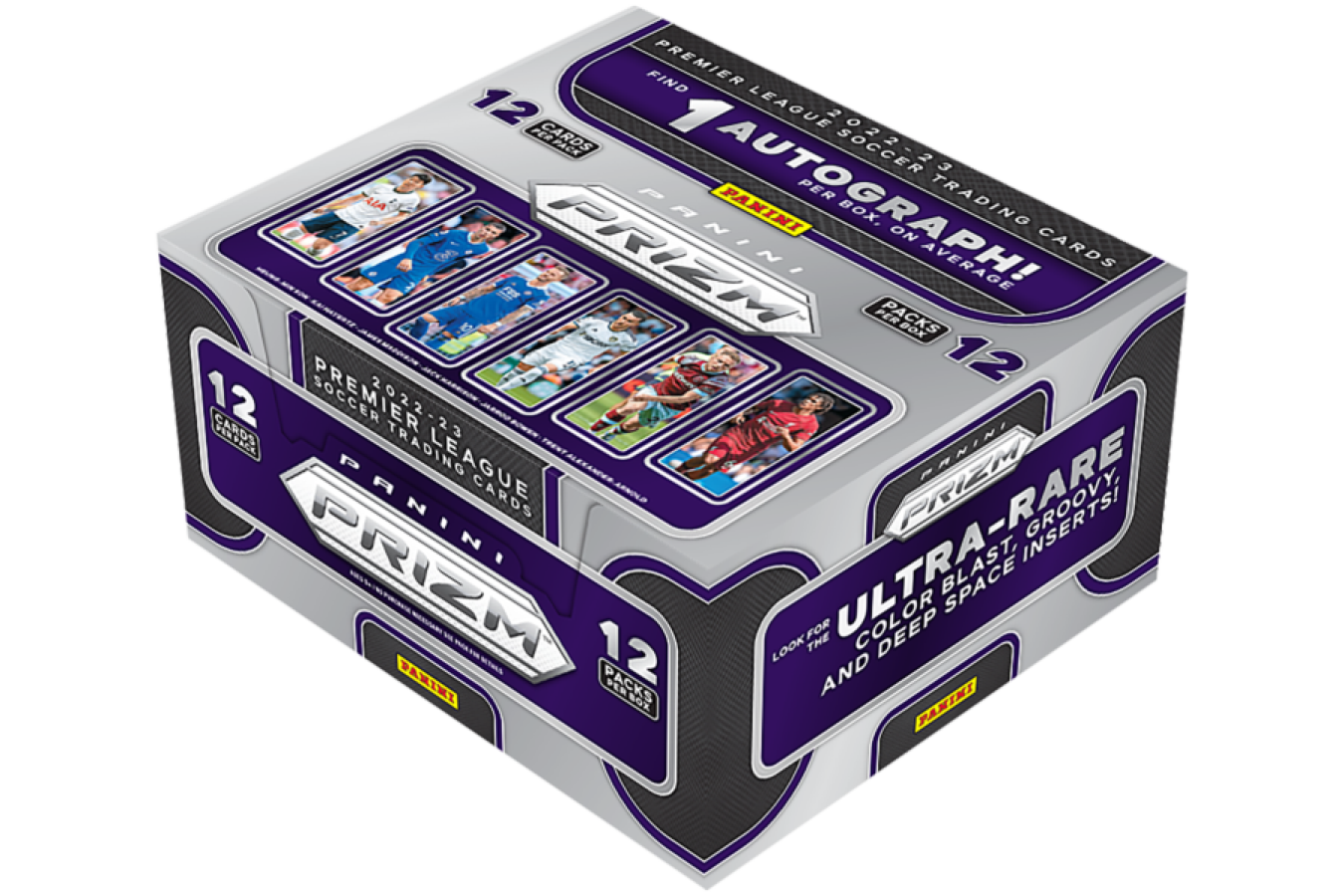 Soccer - 2022/23 Prizm Premier League Hobby Trading Cards (Display of 12)