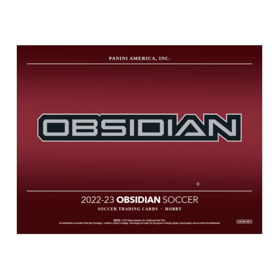 Soccer - 2022/23 Obsidian Soccer Hobby Trading Cards (Display of 1)