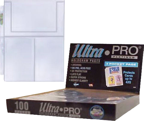 Ultra Pro - 3 Pocket Pages 4 x 6 (Loose)