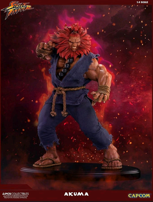 Street Fighter - Akuma 10th Anniversary 1:4 Scale Mixed Media Statue - Ozzie Collectables