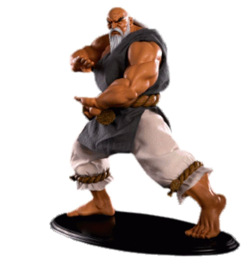 Street Fighter - Gouken Mixed Media 1:4 Scale Statue