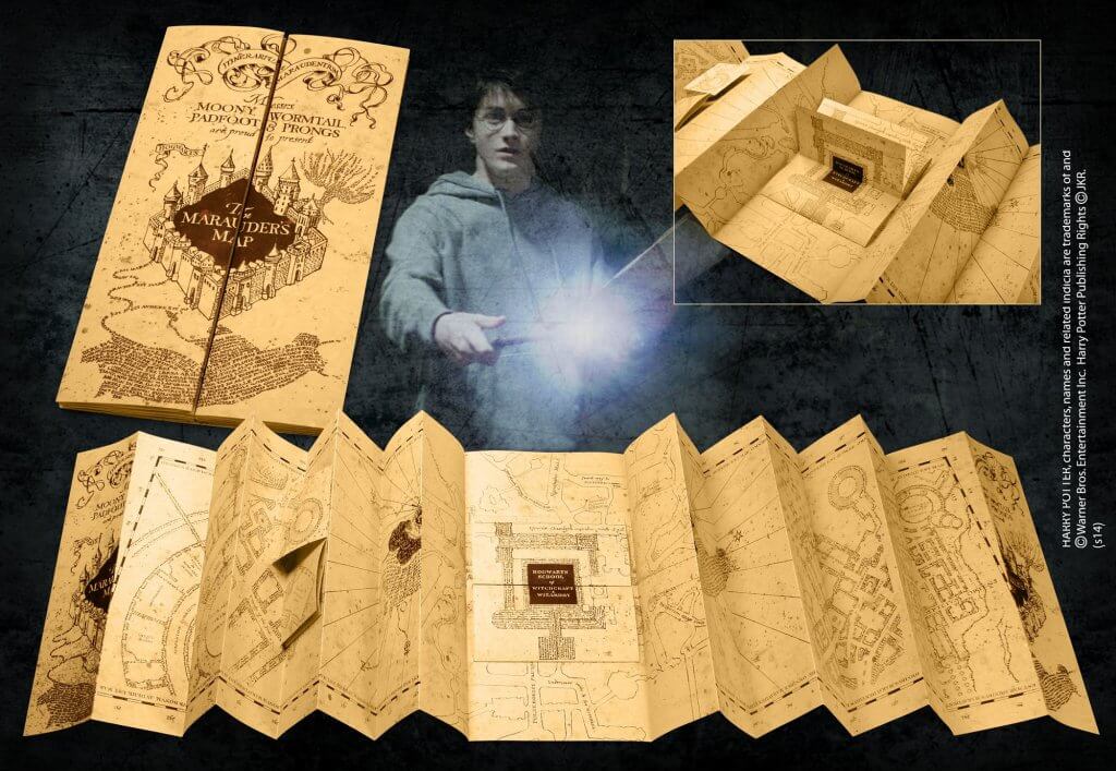 HARRY POTTER Marauder's Map - Ozzie Collectables