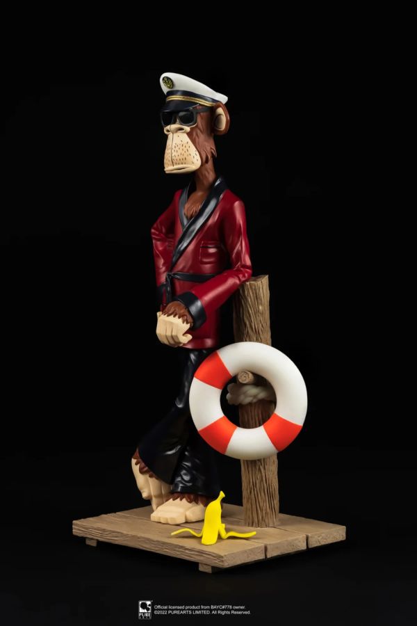 Bored Ape Yacht Club - Bored Captain Ape 1:8 Scale Statue