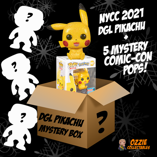 Diamond Glitter Pikachu #842 NYCC 2021 MYSTERY Box
