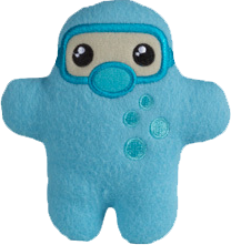 Shawnimals - Pocket Aqua Ninja 4" Plush - Ozzie Collectables