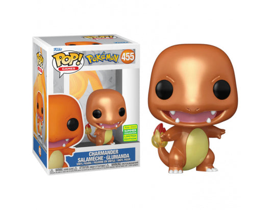 Pokémon - Charmander Metallic SDCC 2022 Summer Convention Exclusive Pop! Vinyl Figure #455