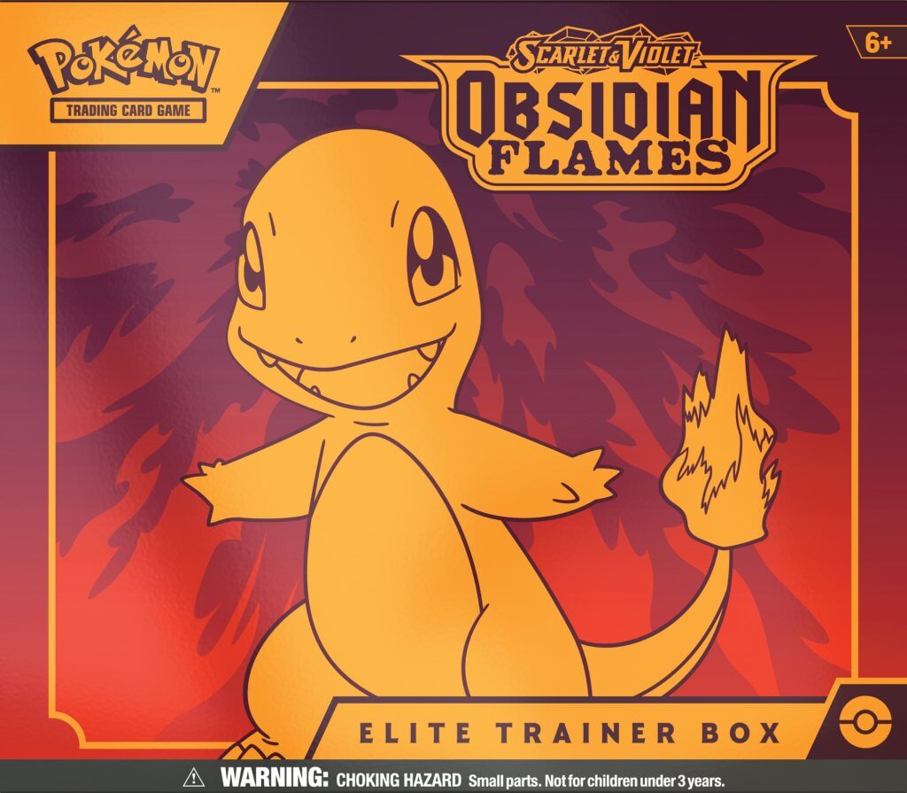 POKÉMON TCG Scarlet & Violet 3 Obsidian Flames Elite Trainer Box