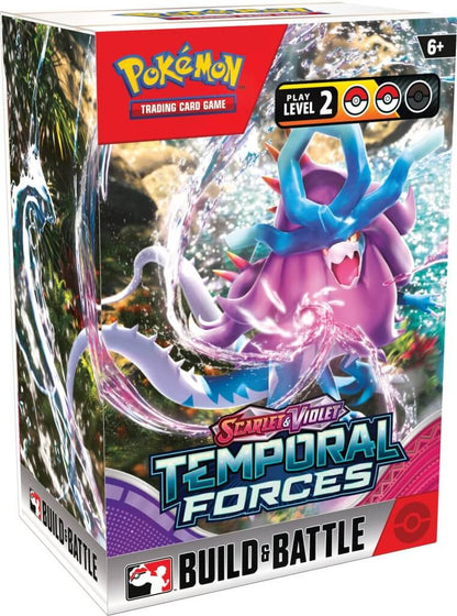 POKÉMON TCG Scarlet & Violet 5 Temporal Forces Build & Battle 