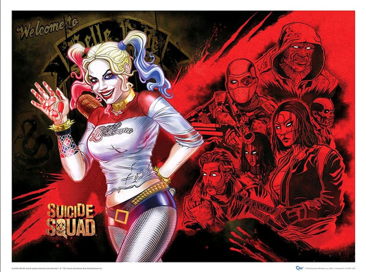 Suicide Squad - Harley's Heroes Art Print - Ozzie Collectables