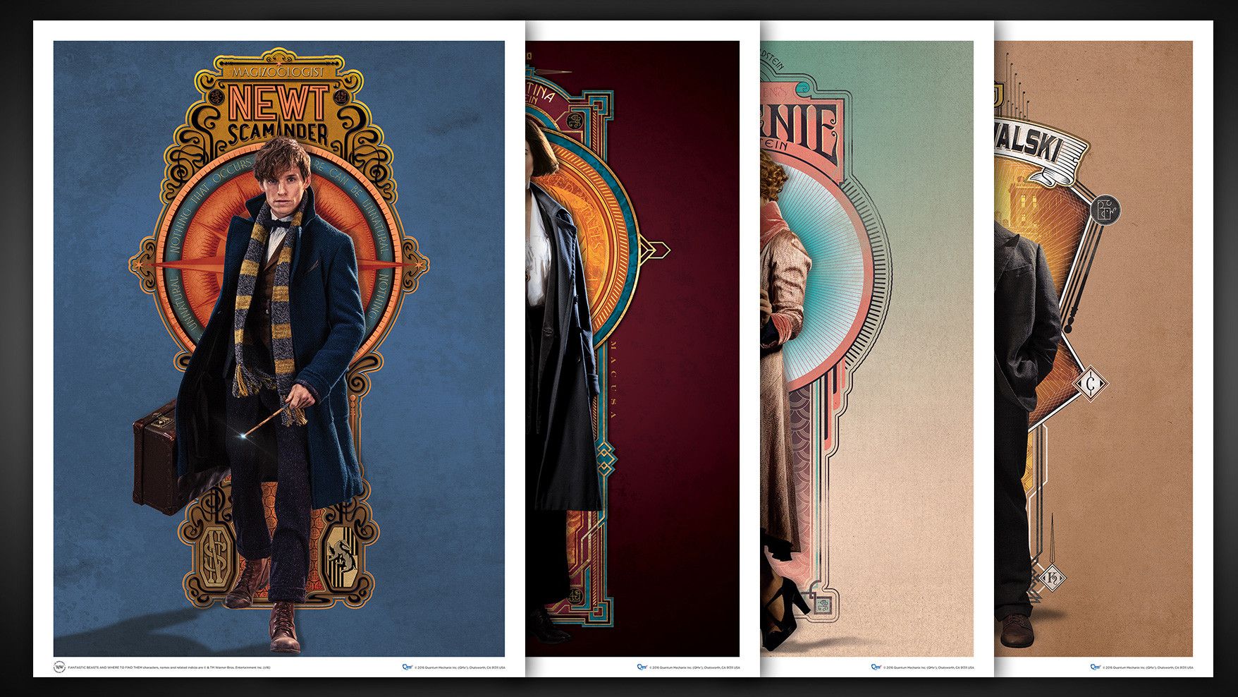 Fantastic Beasts and Where to Find Them - Art Print Set 3 - Ozzie Collectables