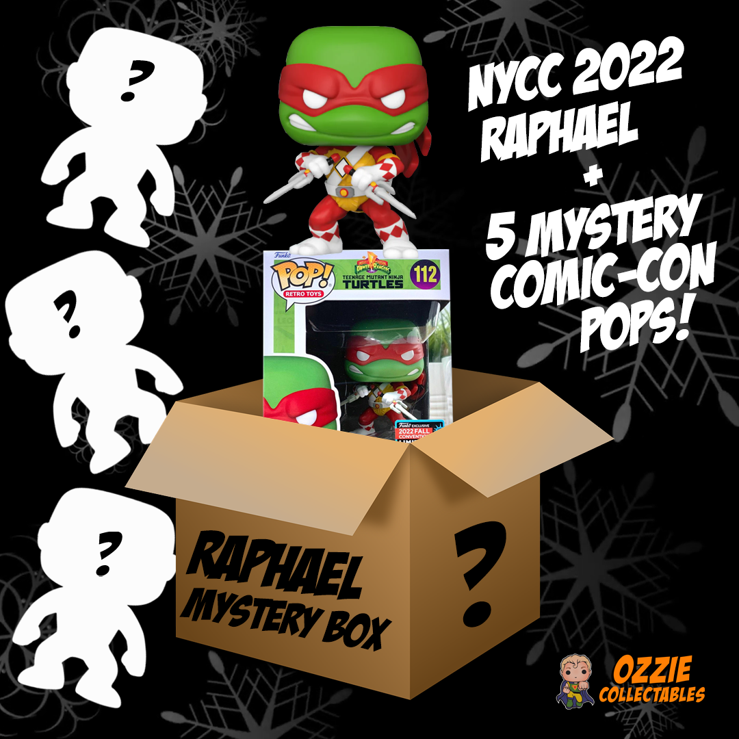 TMNT X Power Rangers Raphael NYCC 2022 MYSTERY Box