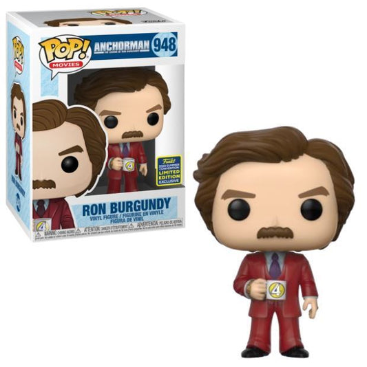 Anchorman - Ron Burgundy 2020 SDCC Exclusive Pop! Vinyl #948