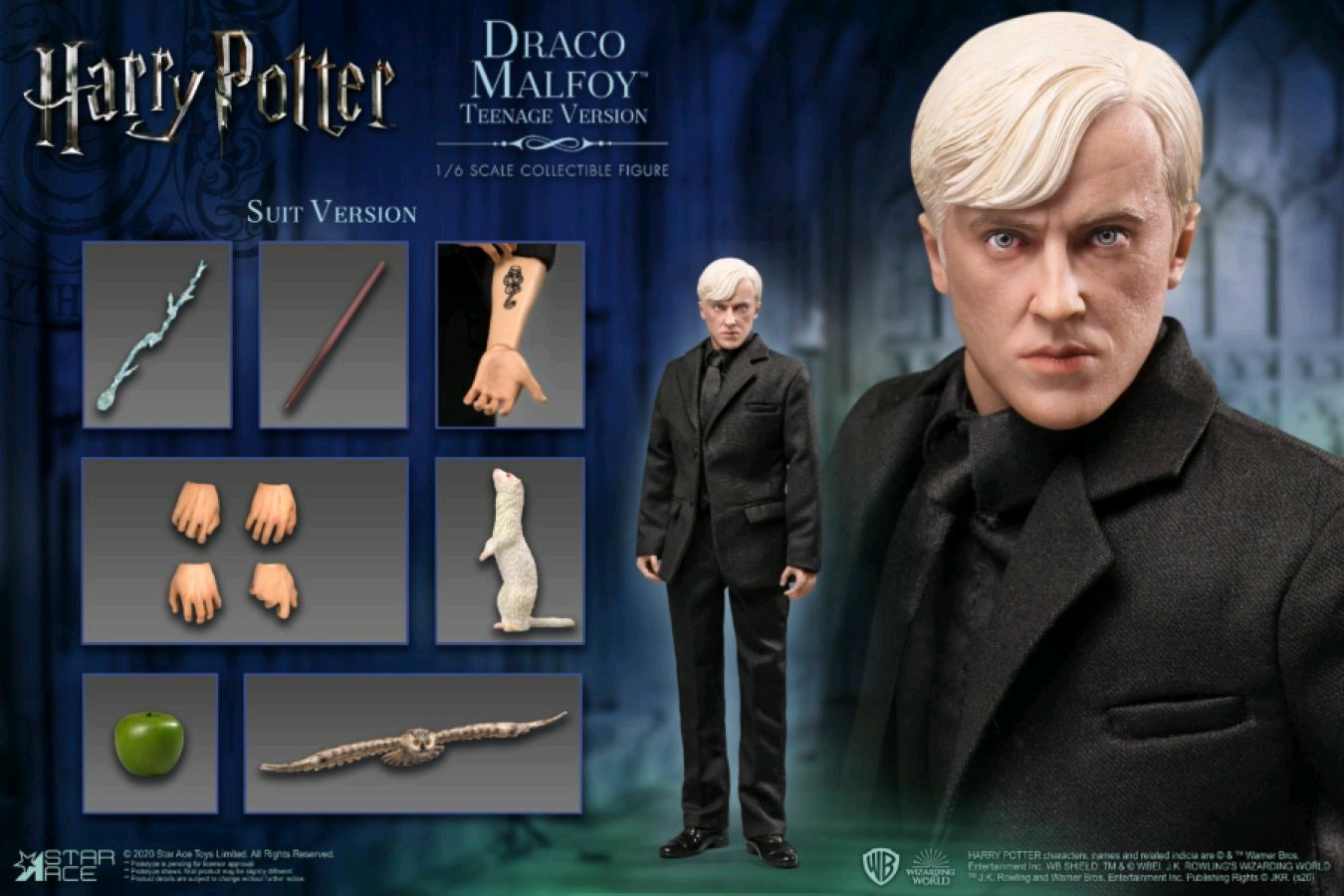 Harry Potter - Draco Malfoy Teenager Suit 1:6 Scale 12" Action Figure - Ozzie Collectables