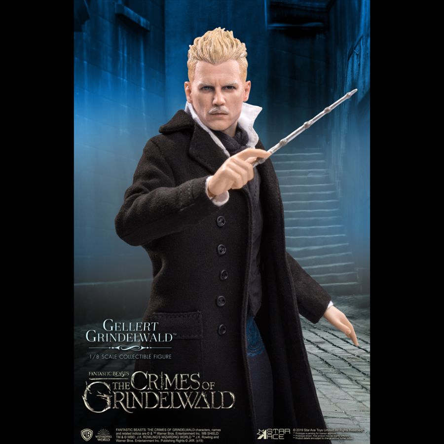 Fantastic Beasts 2: The Crimes of Grindelwald - Gellert Grindelwald 1:8 Scale Action Figure - Ozzie Collectables