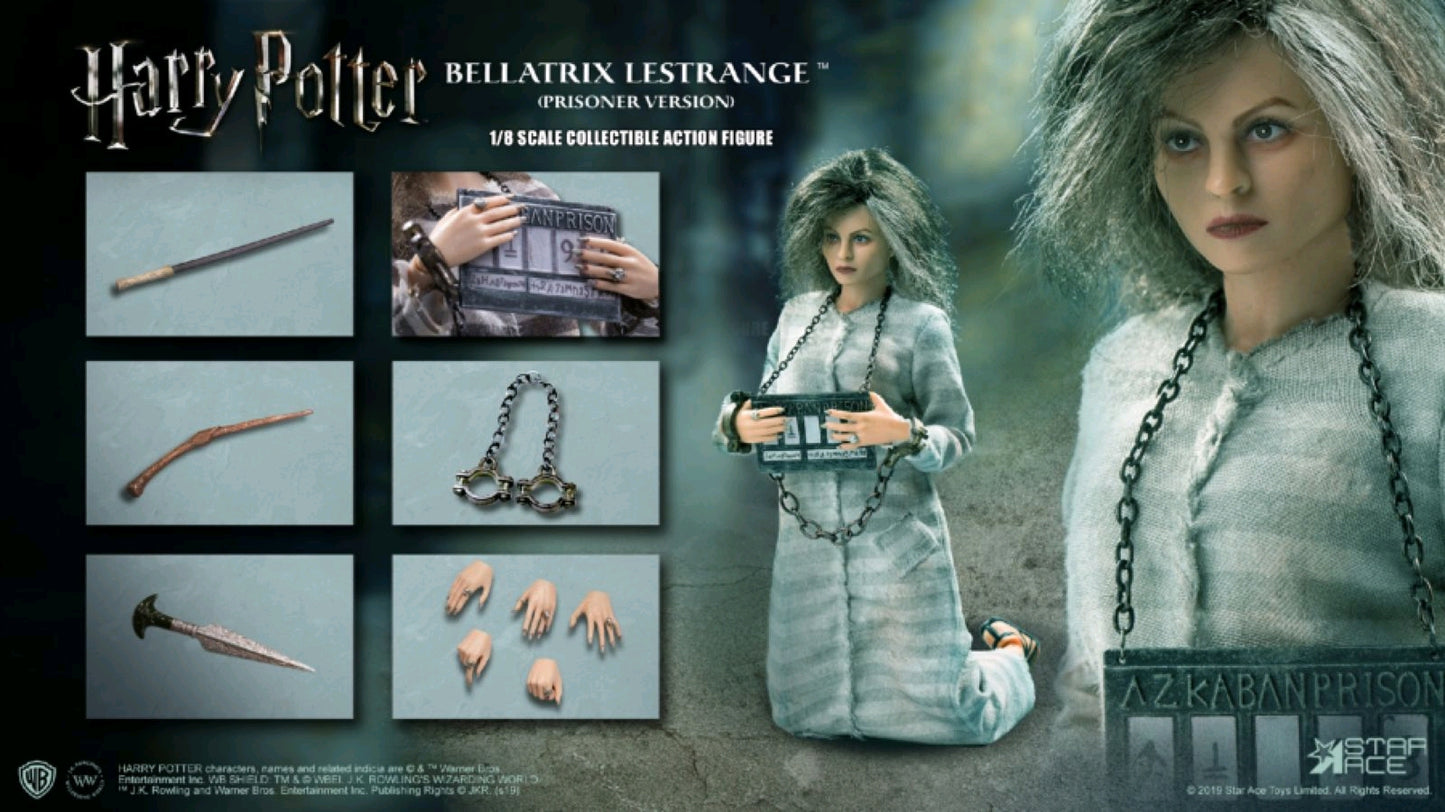 Harry Potter - Bellatrix Lestrange (Prisoner) 1:8 Scale Action Figure - Ozzie Collectables