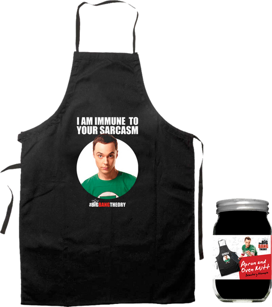 The Big Bang Theory - Sheldon Apron & Oven Mit Set - Ozzie Collectables