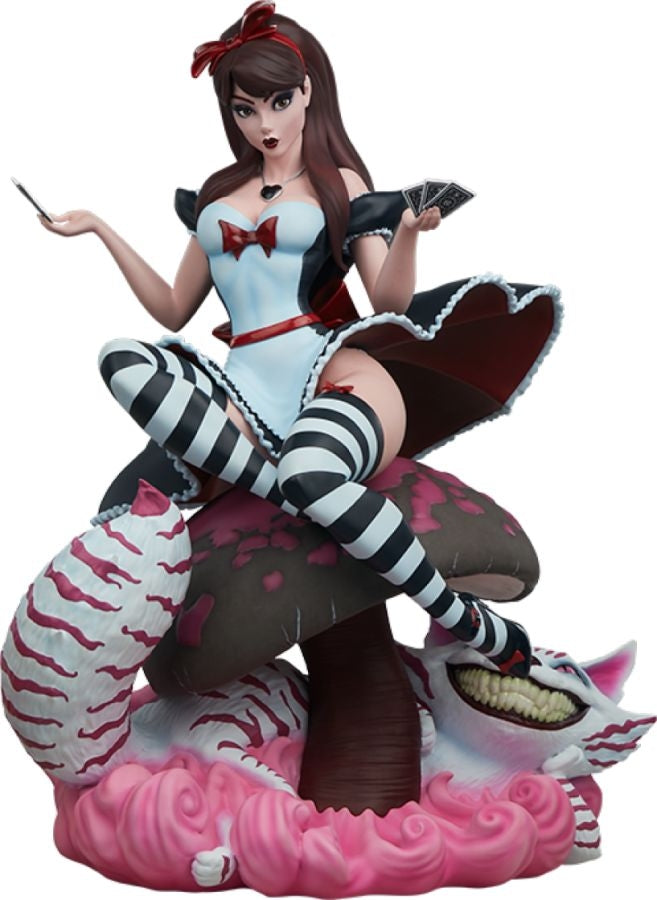 Alice in Wonderland - Game of Hearts Statue