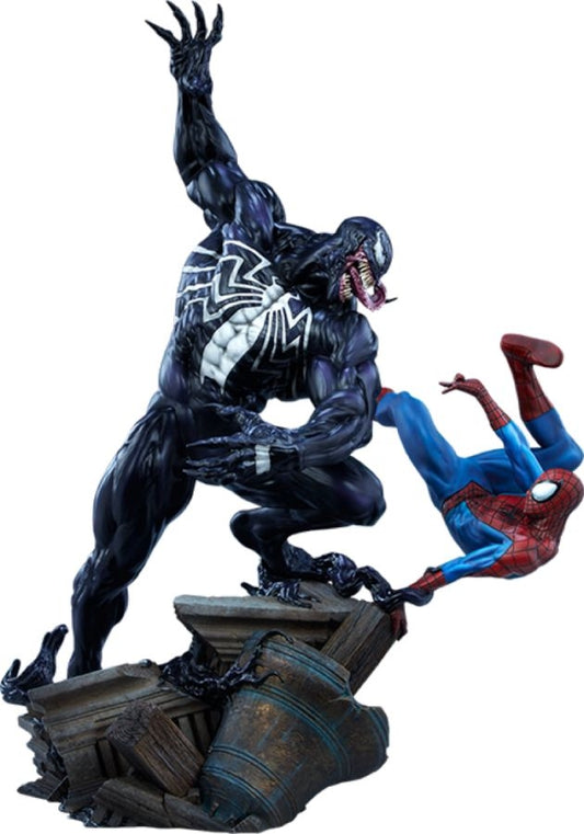 Spider-Man - Spider-Man vs Venom Maquette