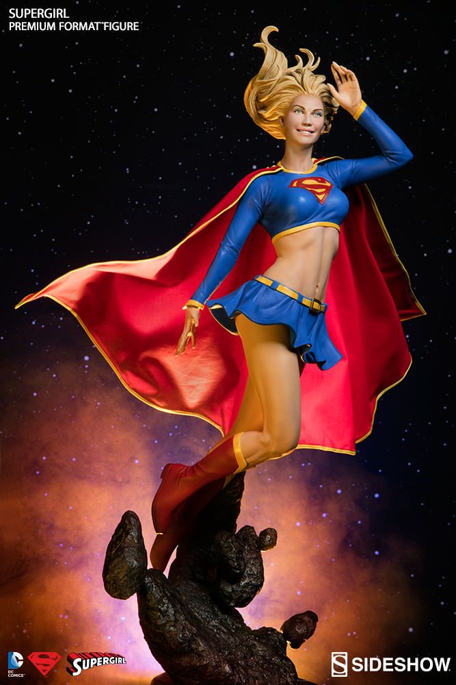 Superman - Supergirl Premium Format 1:4 Scale Statue - Ozzie Collectables