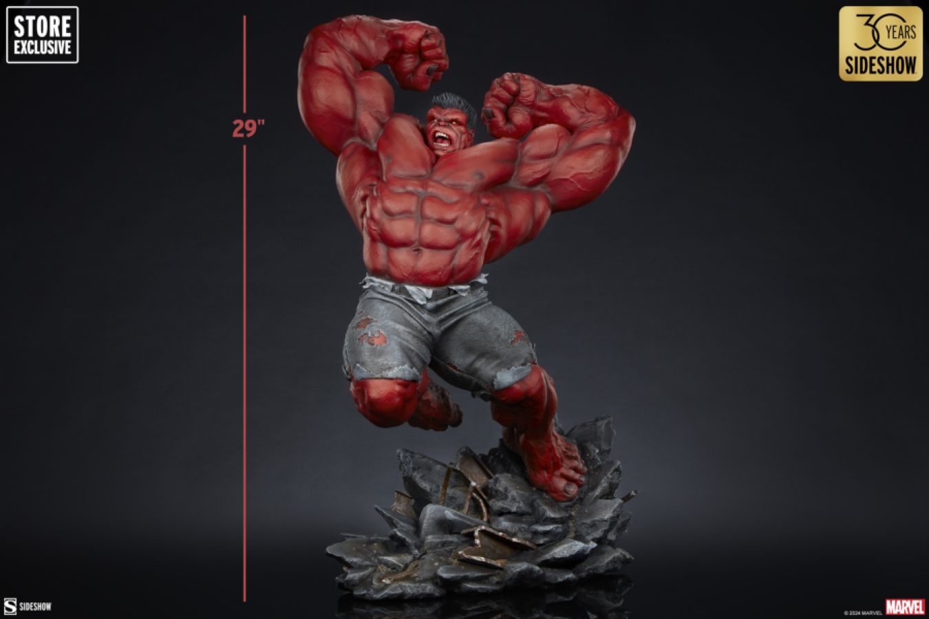 Hulk - Red Hulk: Thunderbolt Ross Premium Format Statue