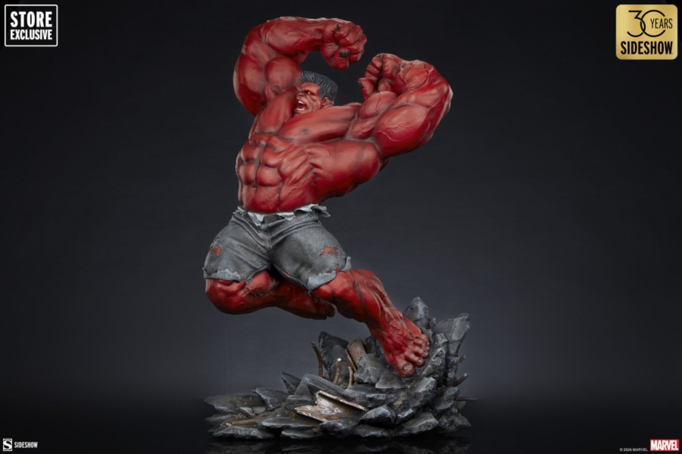 Hulk - Red Hulk: Thunderbolt Ross Premium Format Statue