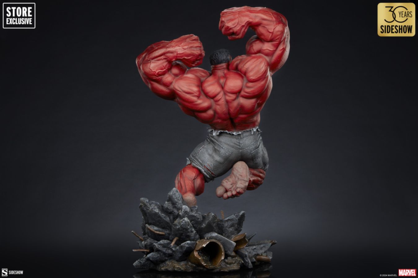 Hulk - Red Hulk: Thunderbolt Ross Premium Format Statue