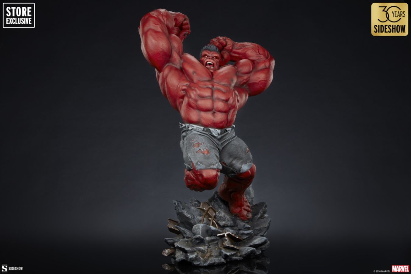 Hulk - Red Hulk: Thunderbolt Ross Premium Format Statue