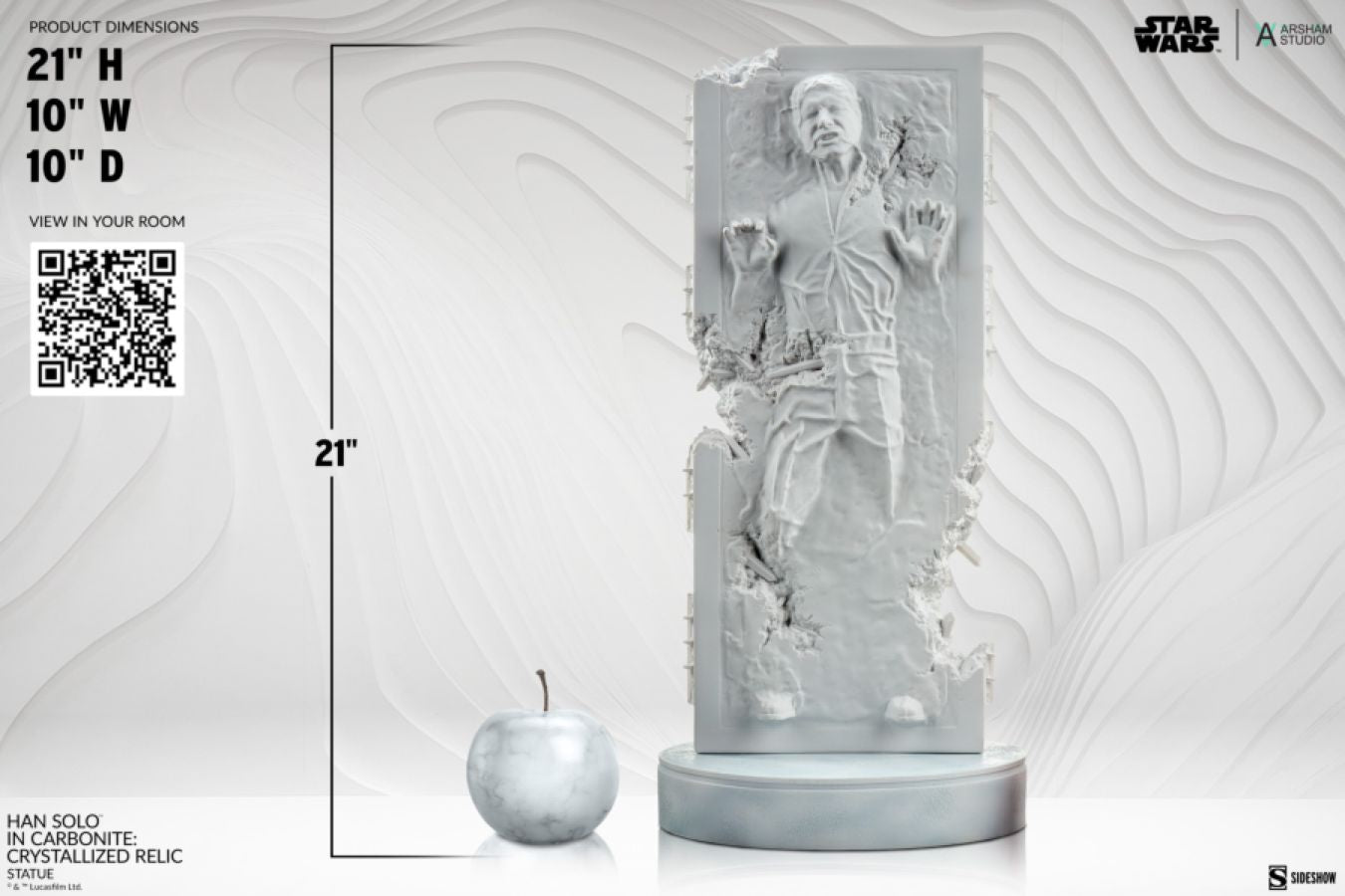 Star Wars - Han Solo in Carbonite Crystallised Relic