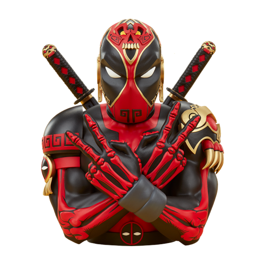 Deadpool - Aztec Designer Bust by Jesse Hernandez