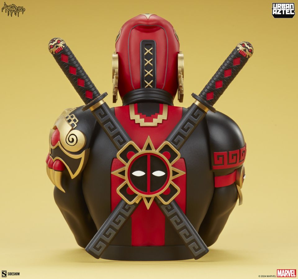 Deadpool - Aztec Designer Bust by Jesse Hernandez