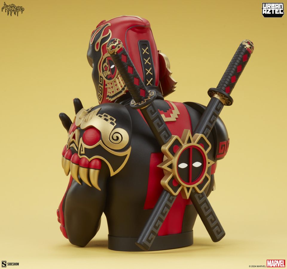 Deadpool - Aztec Designer Bust by Jesse Hernandez